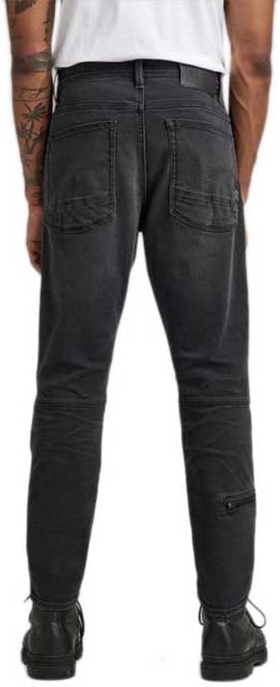 G-STAR RAW Herren Pilot 3D Slim Jeans 28W / 30L Grau (Worn in Black Onyx D20505-b479-c942), 28W / 30