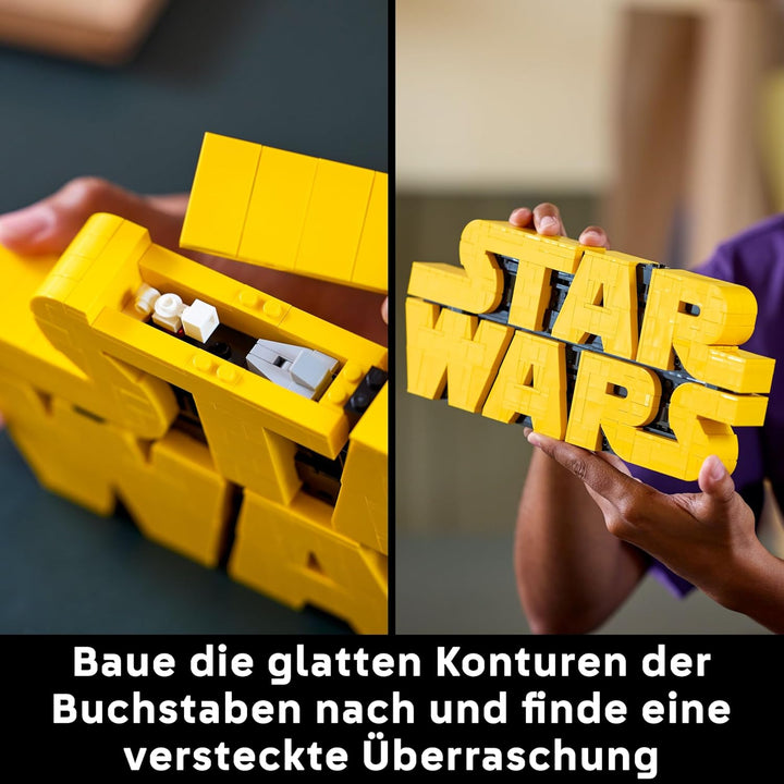 LEGO Star Wars 75407 Star Wars Logo Steinen - Bauset für Erwachsene zum Sammeln - Popkultur-Modell -
