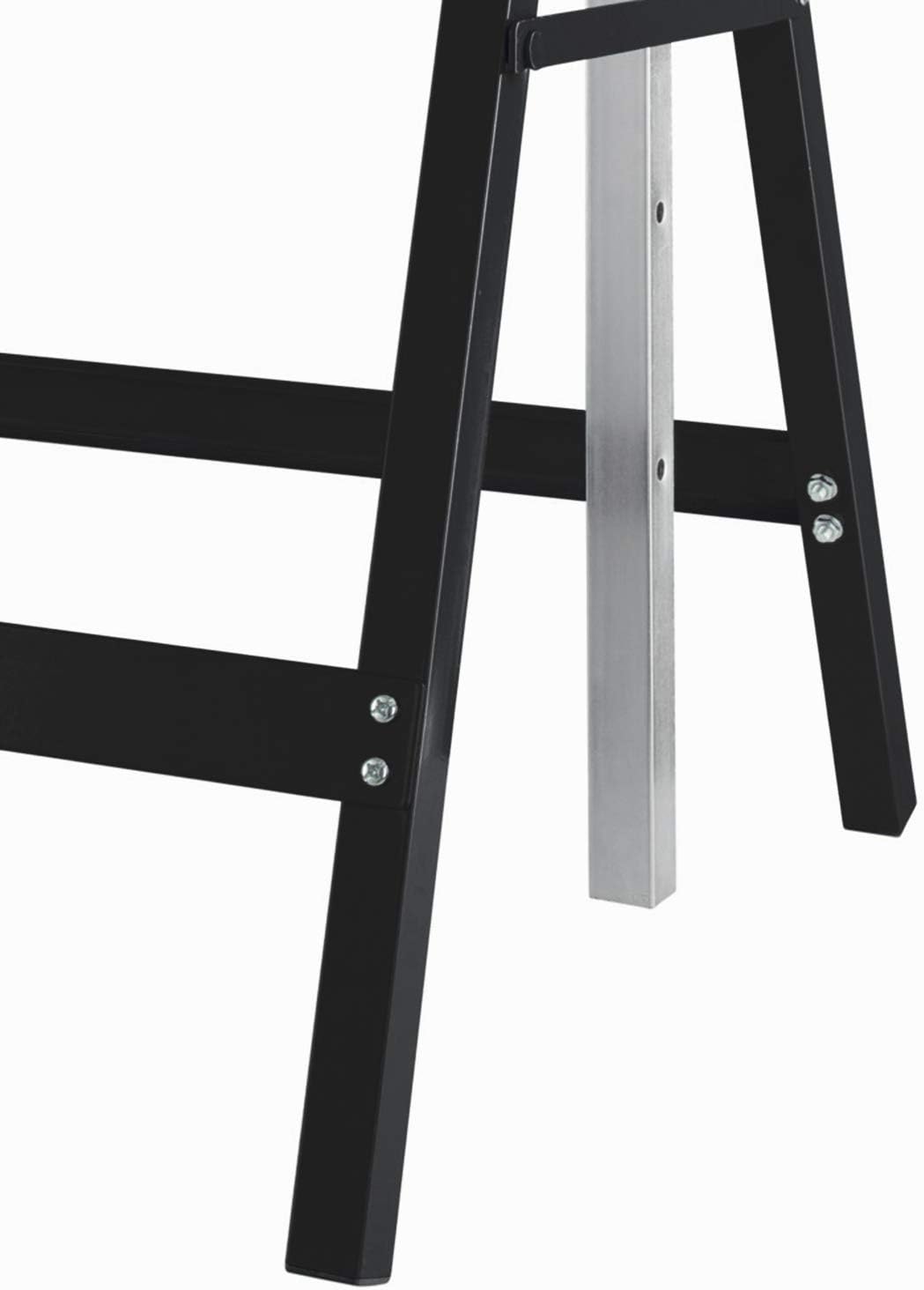 Jopassy Arbeitsbock 2er set,Schwarz Gerüstbock Klappbock 7-fach höhenverstellbar, max. 200kg Belastb