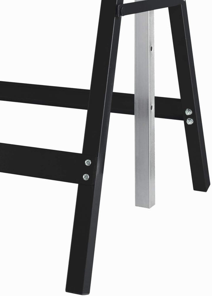 Jopassy Arbeitsbock 2er set,Schwarz Gerüstbock Klappbock 7-fach höhenverstellbar, max. 200kg Belastb