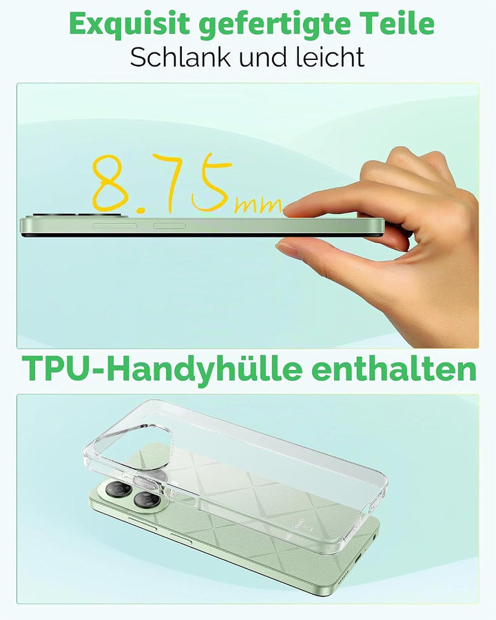 Ulefone Note 19 Handy Android 14, 6GB RAM+64GB ROM/SD-512GB, 6.56" HD+ Octa Core, 5000mAh Akku, 8MP+