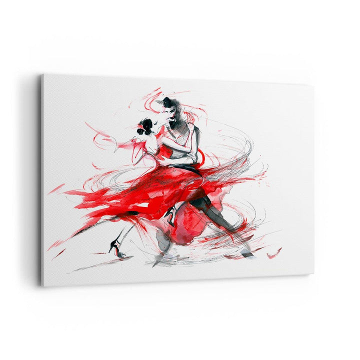 Bilder auf Leinwand 100x70cm Leinwandbild Tanz Aktion Aktivität Gross Wanddeko Bild Schlafzimmer Küc