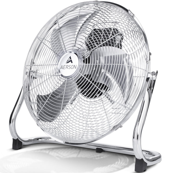 TRESKO AERSON Bodenventilator 40 cm | Windmaschine mit 3-Leistungsstufen | Standventilator | hoher L