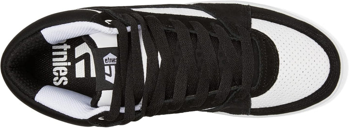 Etnies Herren Mc Rap Hi Top Skate-Schuh 42 EU Schwarz Weiss Weiss, 42 EU Schwarz Weiß Weiß