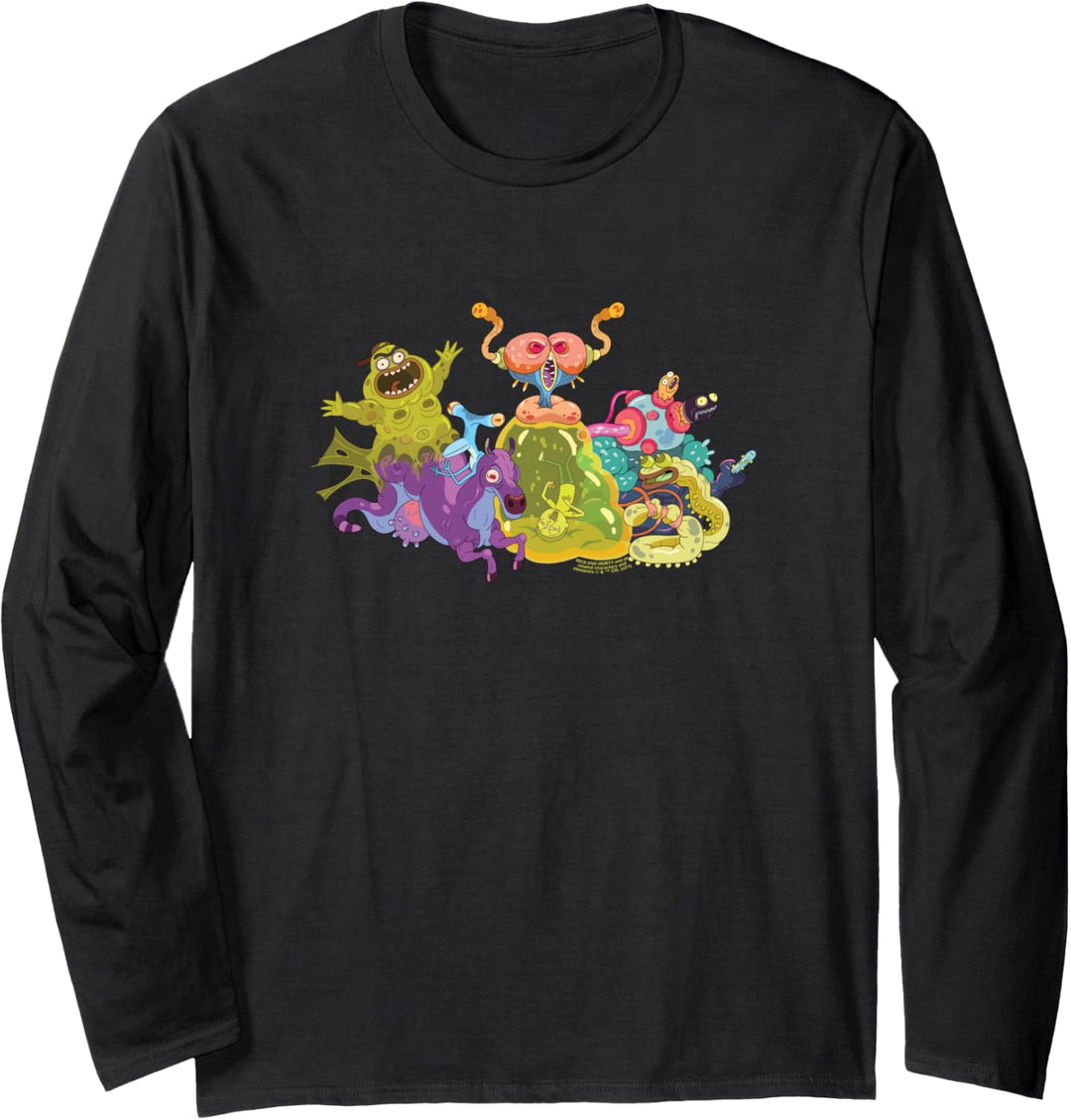 Rick and Morty Morty und Monster Langarmshirt