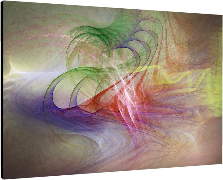 Paul Sinus Art 60x80cm Abstrakt040_Leinwandbild bunt harmonisch Abstrakte Kunst Kunstdruck auf Leinw
