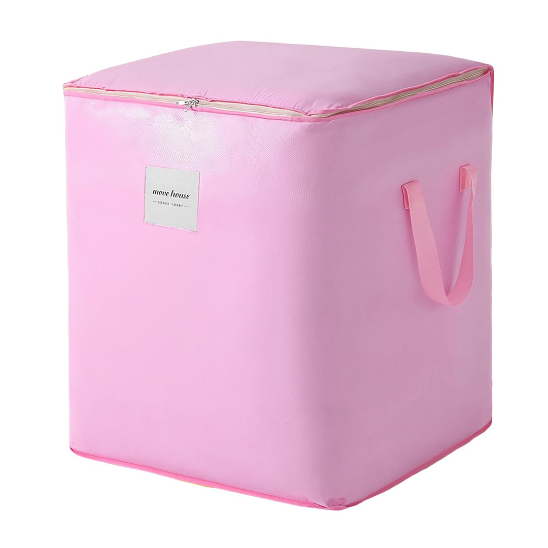 Grosse Umzugstasche Rosa 150 l Wasserdichte, staubdichte Aufbewahrungstasche für Kleidung, Bettdecke