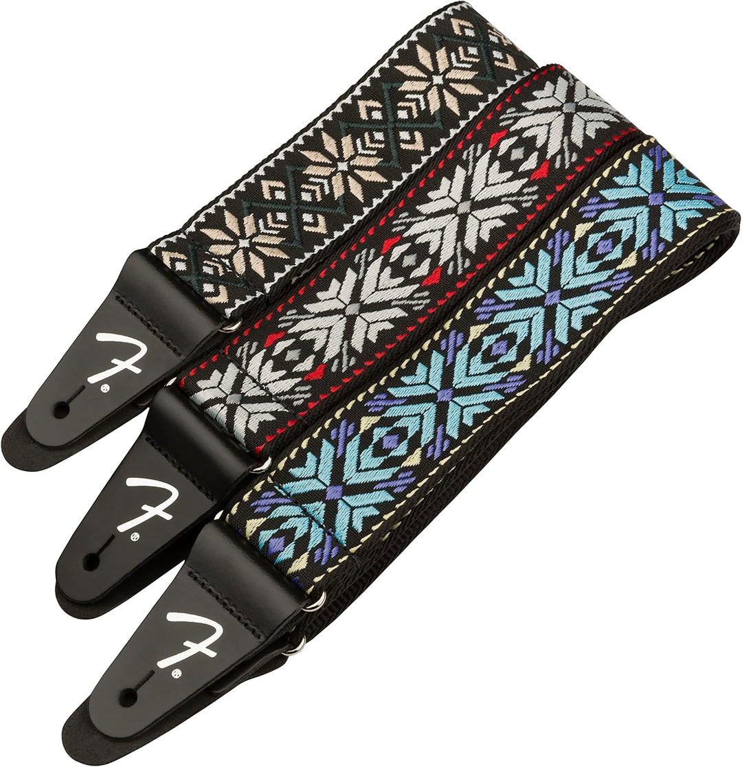 Fender Unisex J Mascis Serie Gitarrengurt Einheitsgrösse Blaue Schneeflocke, Einheitsgrösse Blaue Sc