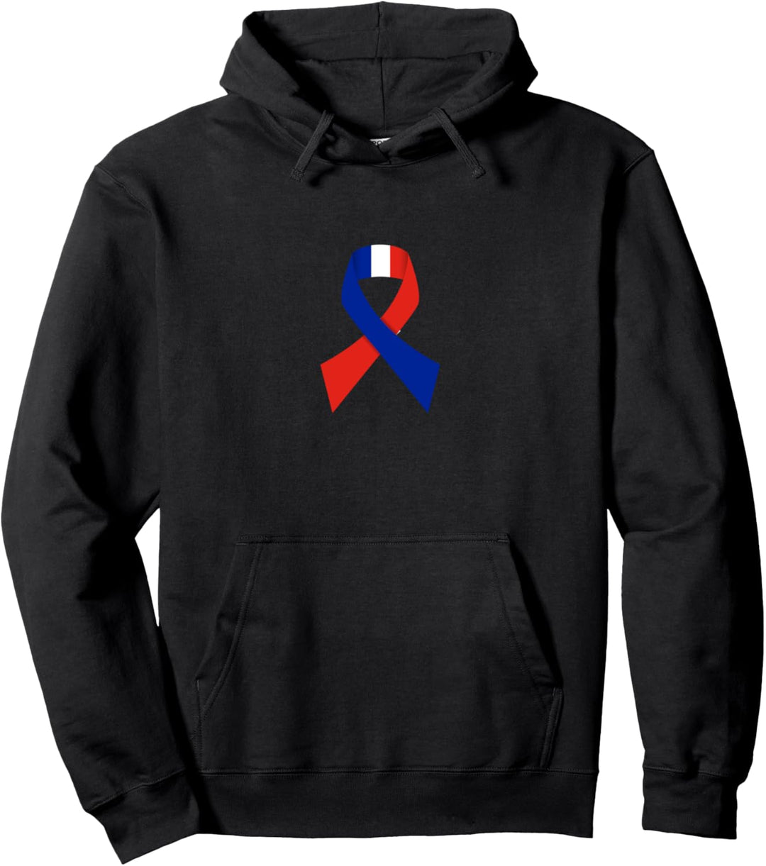 Brustkrebs-Aufklärung Frankreich Flagge Pullover Hoodie