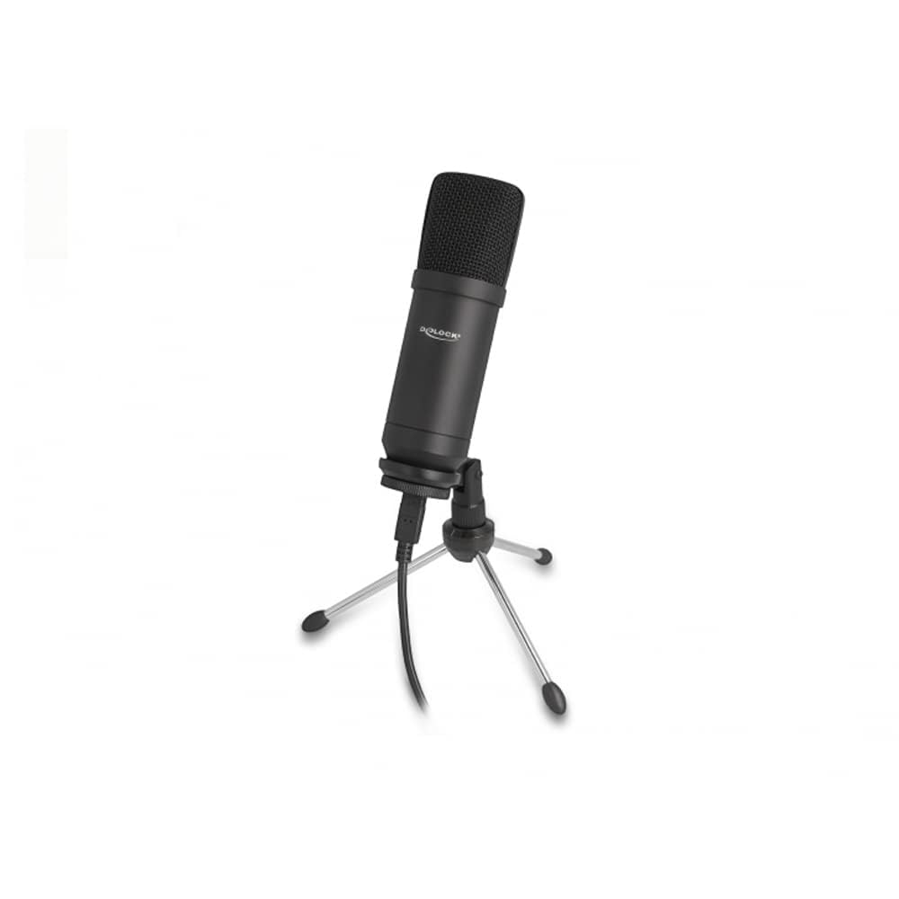 Delock Professionelles USB Kondensator Mikrofon 24 Bit / 192 kHz