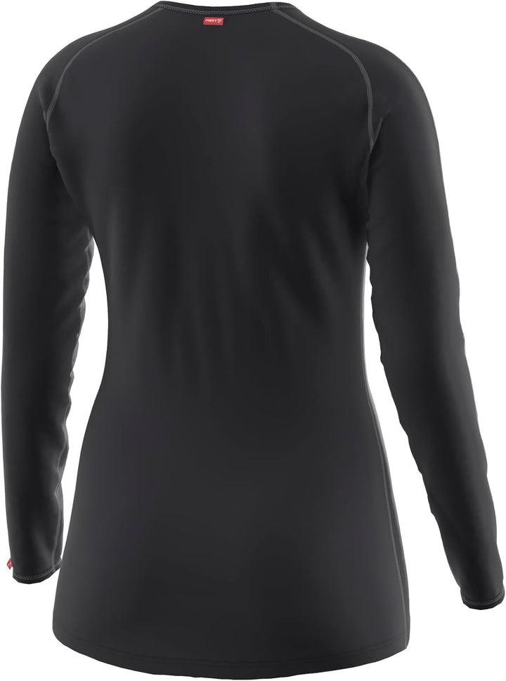 Löffler Damen Unterhemd Shirt Transtex Warm, Schwarz