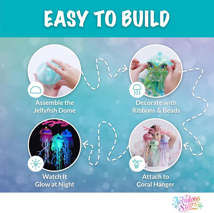Nebulous Stars Leuchtende Quallen Kreativ- und Bastelset, Mittel