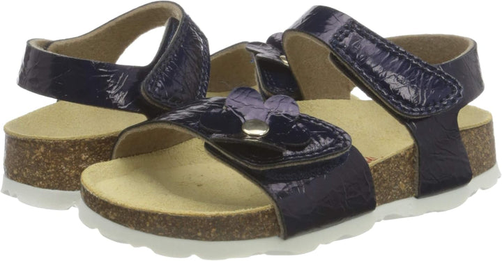 Superfit Mädchen Fussbettpantoffel Sandale 26 EU Blau 8000, 26 EU Blau 8000