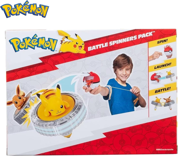 Pokémon PKW4398 - Battle Spinner - Pikachu, offizielles Spielset, Pikachu