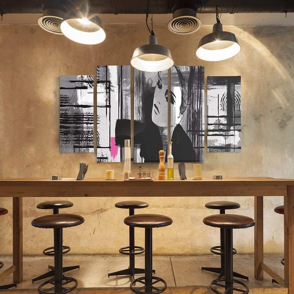 Feeby. Wandbild - 5 Teile - Deco Bild, gedrucktes Bild, Foto, Deco Panel, XXL, 5-Teilig, Typ B, 250x