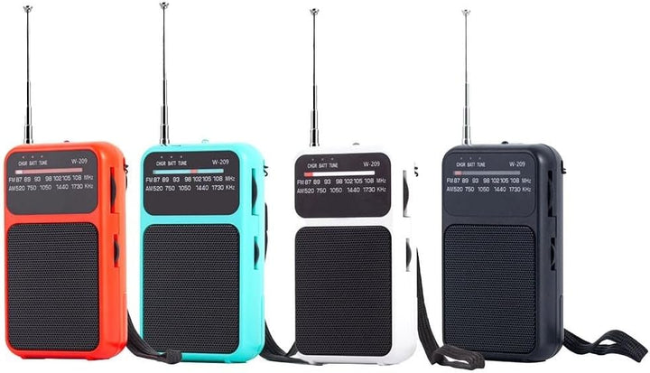 Tragbares Radio, klein, tragbares Digitalradio, kleines Taschenradio, kleine Radios, tragbares Radio