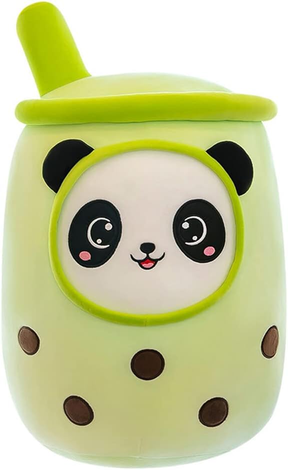 Uposao Bubble Tea Plüschtier Boba Kuscheltier, 50CM Cartoon Plüsch Puppen Lustiges Plüschkissen Milc