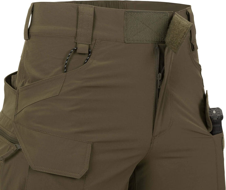Helikon-Tex OTUS (Outdoor Tactical Ultra Shorts) -VersaStretch Lite- Taiga Green S Shadow Grau, S Sh