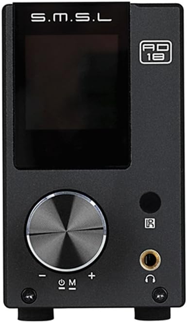 SMSL AD18 Audio-HiFi-Stereo-Verstärker mit Bluetooth 4.2 unterstützt Apt-X, USB DSP, volldigitaler L
