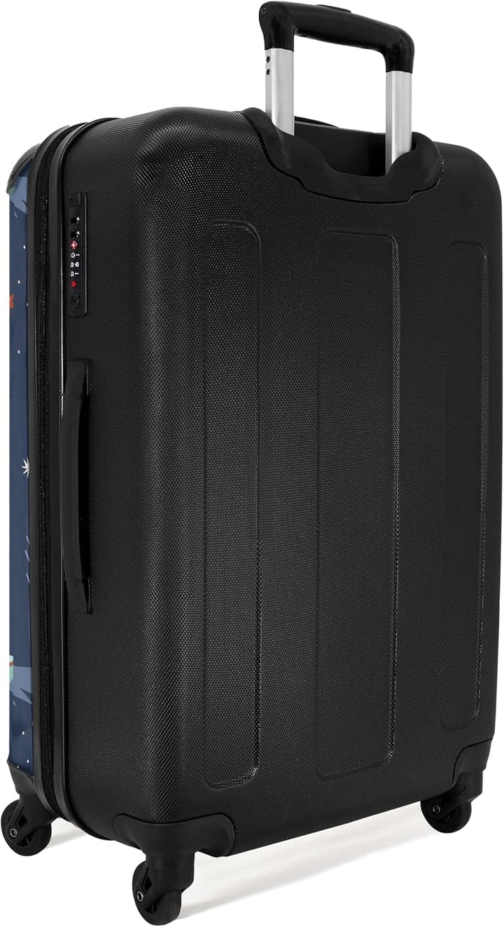 Kinderkoffer Personalisiert, 67 cm - 72 L - Reisekoffer, Rollkoffer Kinder - Trolley Gross Planetenm