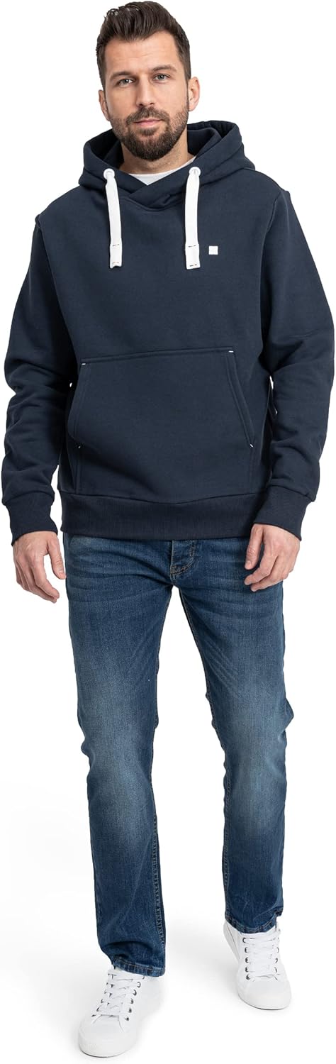 Deproc Active Herren Sweatshirt Pullover mit Kapuze Kapuzenjacke Fleecejacke Windbreaker Hoodie Linu