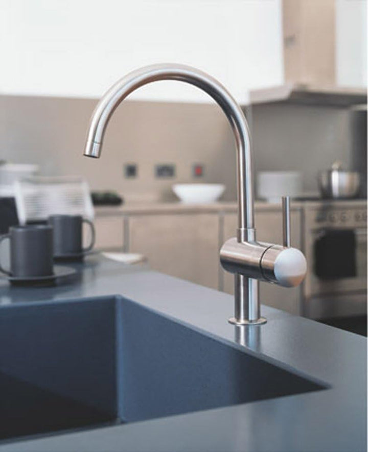 GROHE Minta | Küchenarmaturen - Einhand-Spültischbatterie | Schwenkbegrenzung 0°/150°/360° | U-Ausla