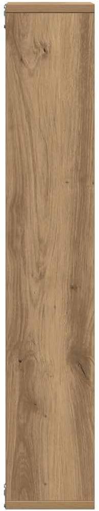 vidaXL Wandregal Artisan-Eiche 36 x 16 x 90 cm Holzwerkstoff Eiche Handwerklich, Eiche Handwerklich