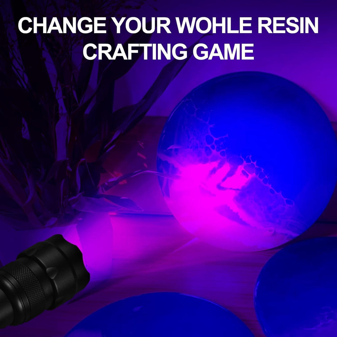 ULTRAFIRE UV Taschenlampe 395-405nm Zoomable Schwarzlicht Mini LED Taschenlampe Einstellbarer Fokus