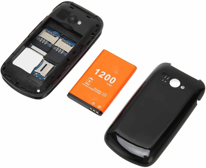 XUMIUZIY Entsperrtes Flip -Telefon, 2G Flip -Handy, Dual -SIM -Karte, 1,77 -Zoll -Farbanzeigebildsch