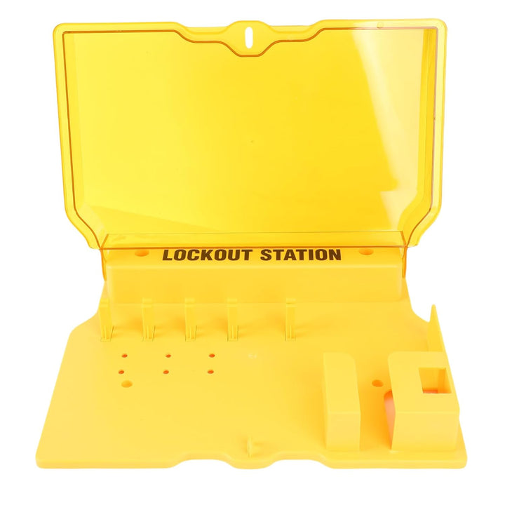 Lockout-Tagout-Station mit Loto-Geräten, Wandmontage-Lockout-Tagout-Kit-Board mit Sicherheitsvorhäng