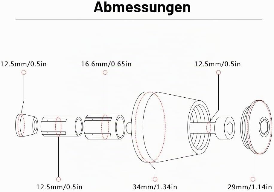 Duke Motorrad Lenkerenden 22mm 7/8&