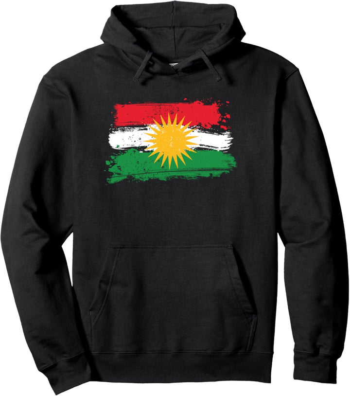 Kurdische Flagge Design Kurdistan Kurde Pullover Hoodie