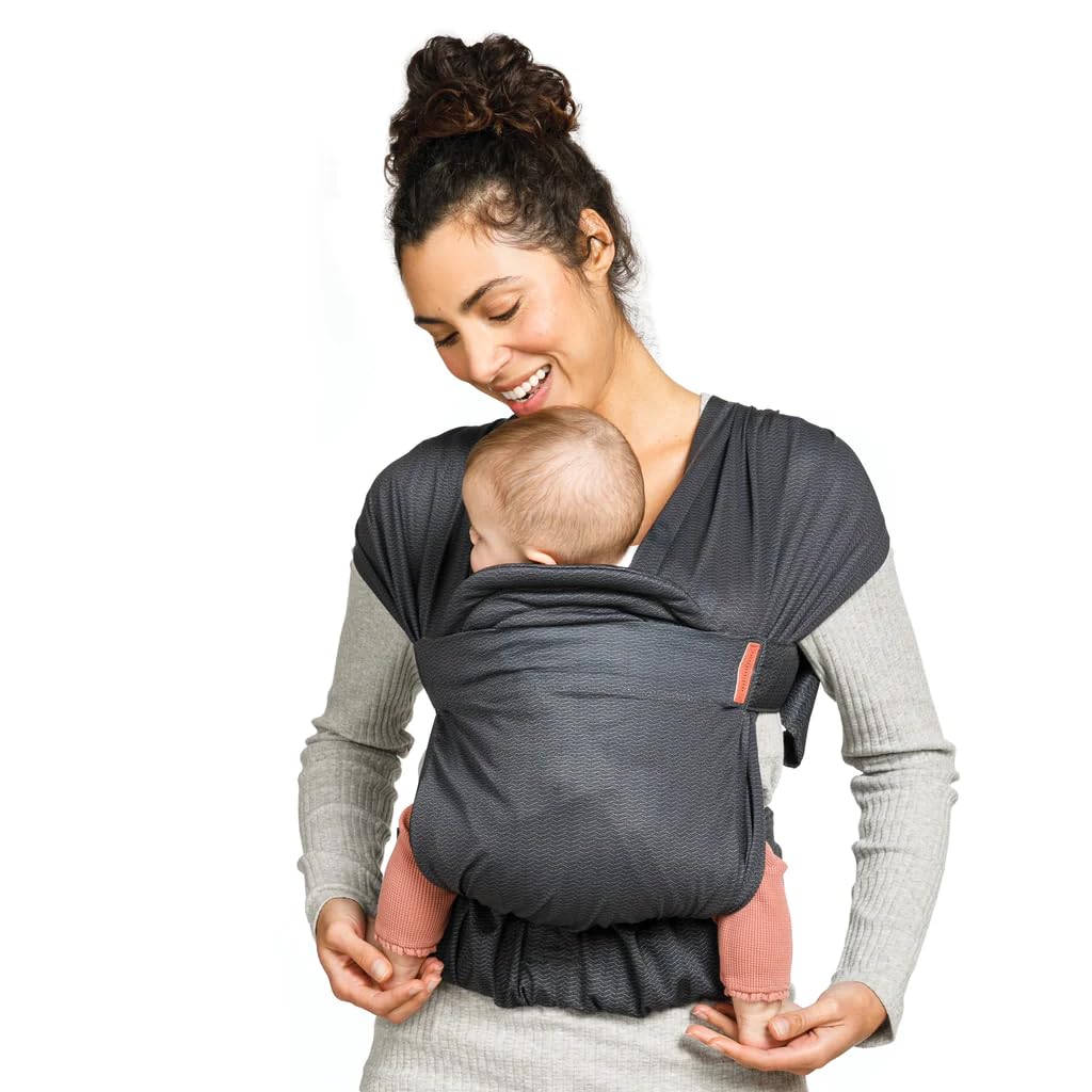 Infantino - Hybrid-Tragetuch Babytrage Hug &amp; Cuddle - Hybrid tragetuch baby neugeboren - Gepolsterte