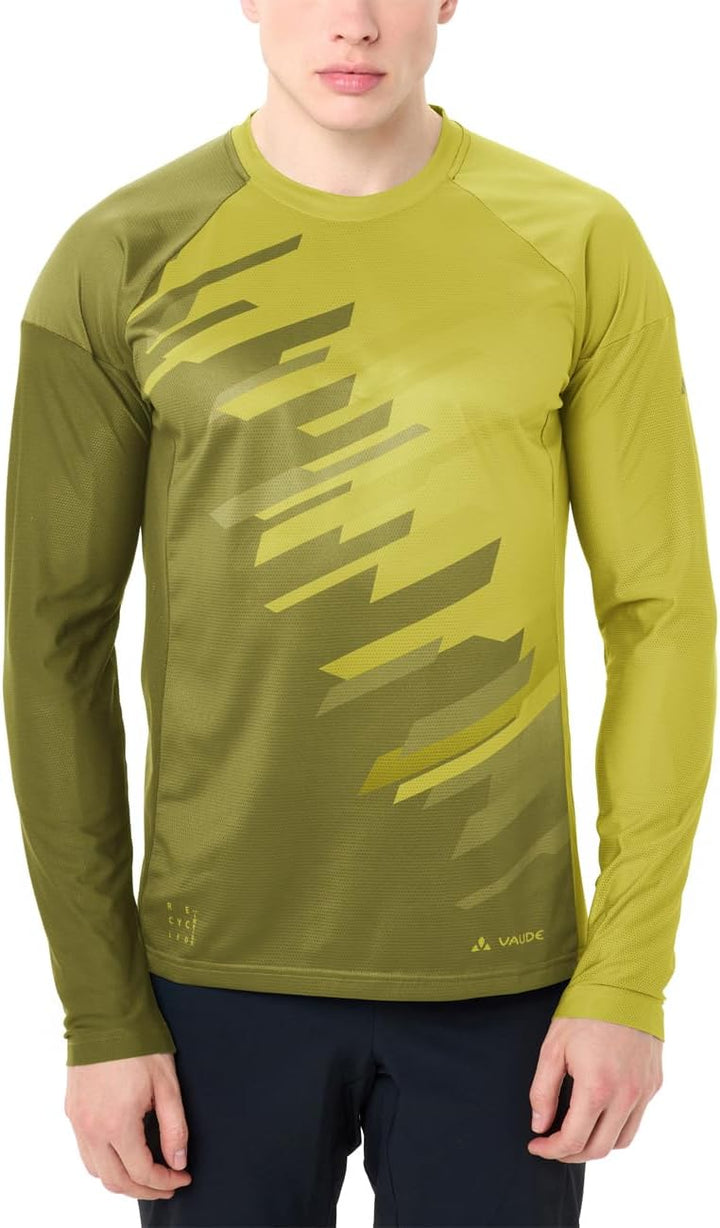 VAUDE T-Shirt Men's Moab LS T-Shirt VI XXL Dark Leaf, XXL Dark Leaf