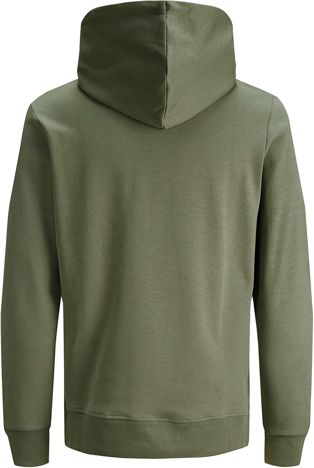JACK & JONES Male Kapuzenpullover Einfarbig Kapuzenpullover XS Dusty Olive, XS Dusty Olive