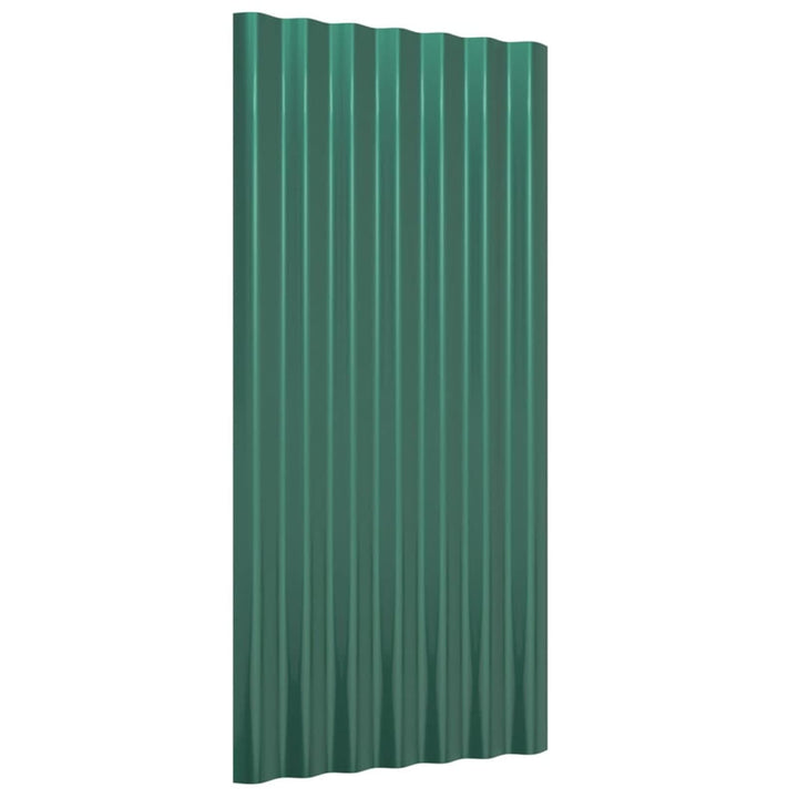 Susany 12 STK. Dachpaneele Dachpfannen Profilblech Trapezblech Dachblech Stahlblech Trapezbleche Dac