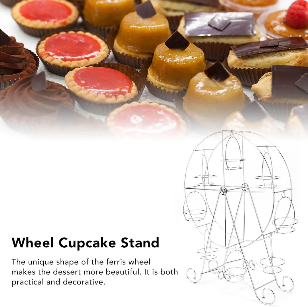 Omabeta Cupcake Präsentationsständer , Eisen , weit anwendbar , abnehmbares Rad , Cupcake Ständer ,