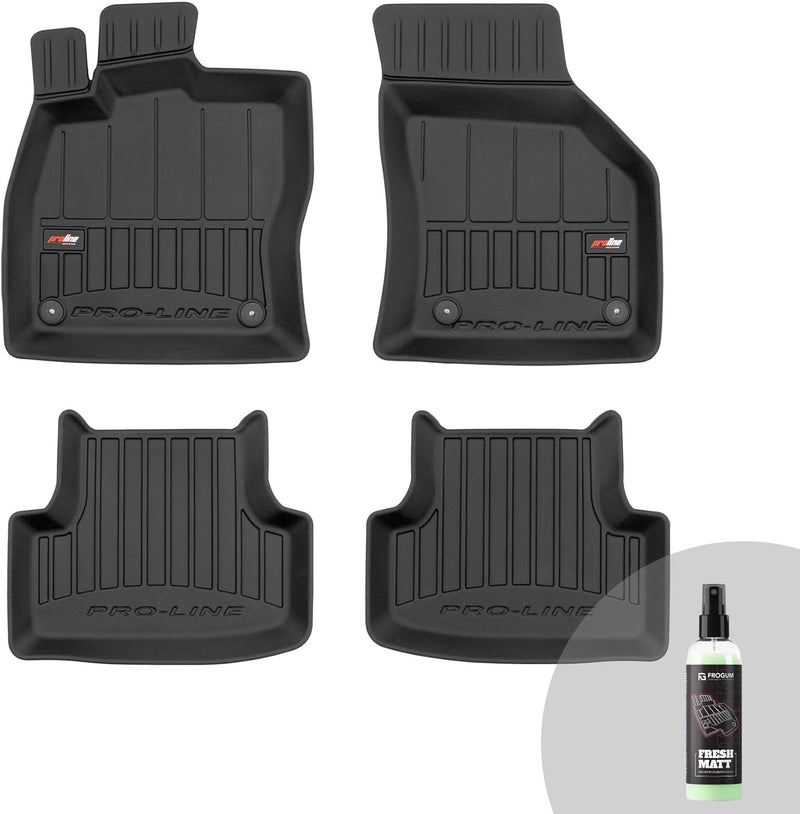 FROGUM ProLine 3D Gummimatten Exklusiven Auto Fussmatten Autofussmatten für SEAT Leon III/Cross Spor