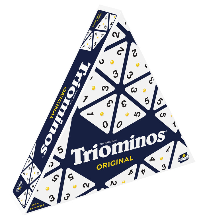 Goliath - TRIOMINOS Original, Brettspiele ab 6 Jahren, Strategie- und Denkspiel mit Dreiecksdominos,
