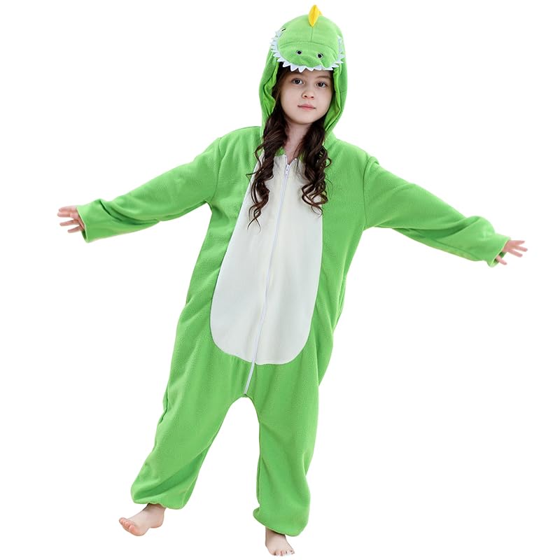 Kids Onesie Tier Suit Hooded Pyjamas Halloween Weihnachten Cosplay Kostüm für Jungen &amp; Mädchen 9-10