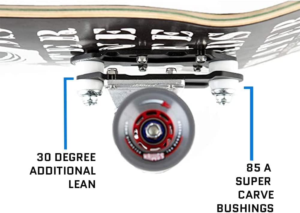 WATERBORNE SKATEBOARDS surf und schienenadapter high Performance Bundle fits & mounts to Any Skatebo
