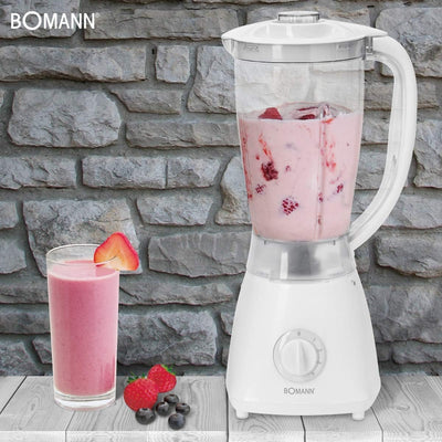 Bomann 378 CB Universalmixer zum Pürieren, Schlagen, Zerkleinern, Shaken und Mixen, Ice Crush-Funkti