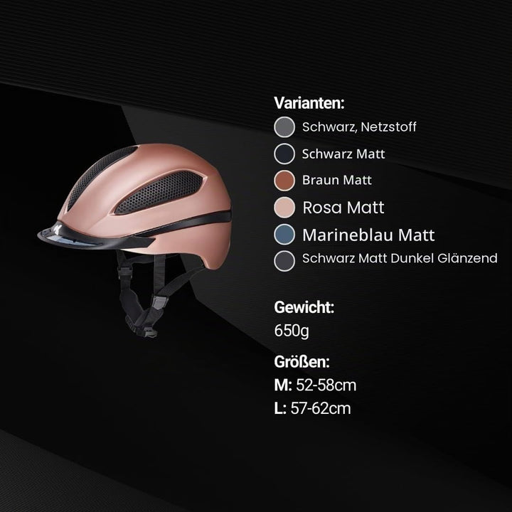 KED Reithelm Paso 52-58 cm Rose Matt, 52-58 cm Rose Matt