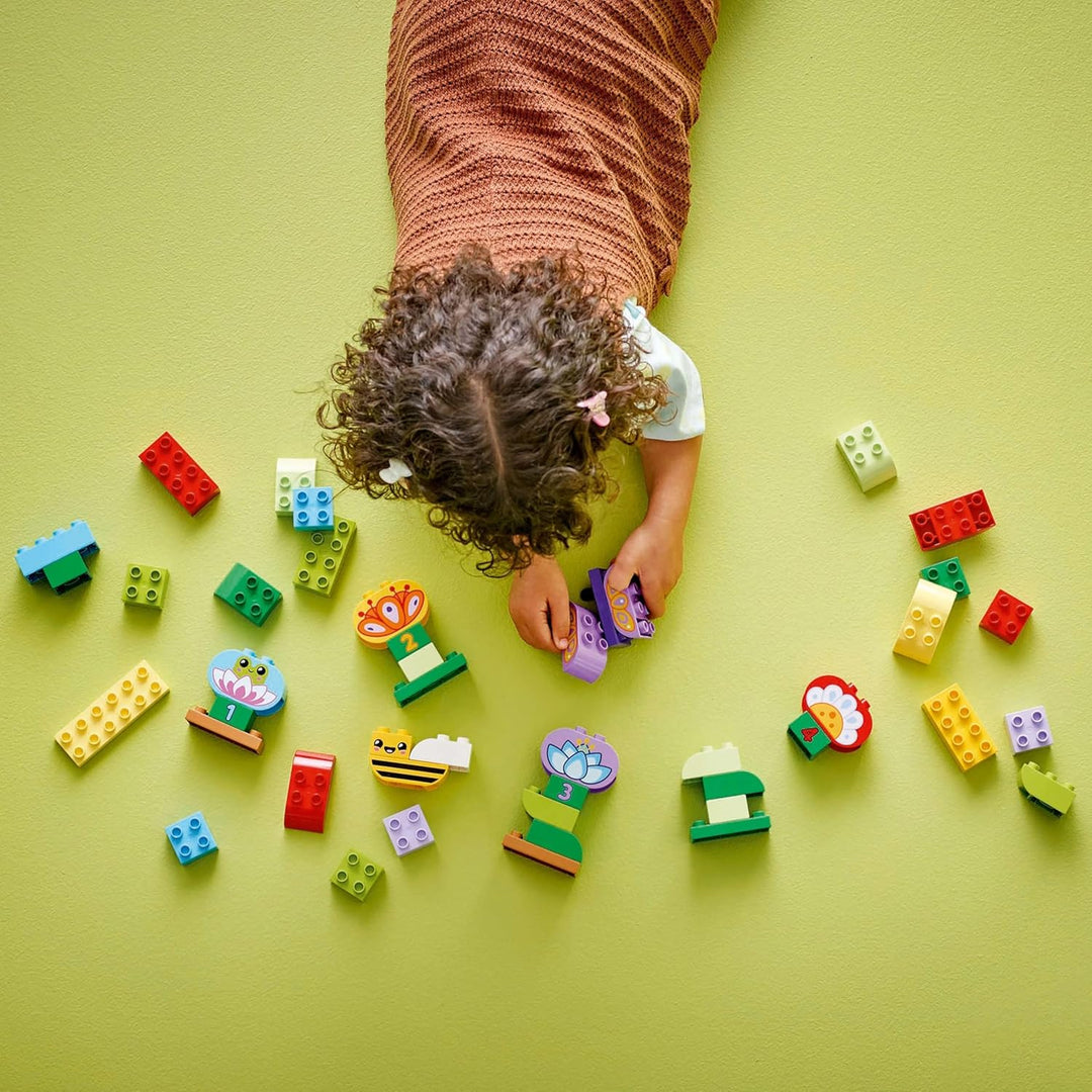 LEGO DUPLO Town Kreativer Blumengarten, Stapelspielzeug, lässt Kleinkinder ab 2 Jahren fantasievoll