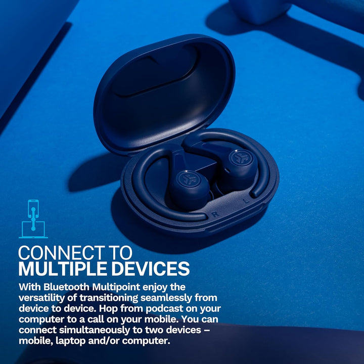 JLab JBuds Air Sport ANC 4 Kopfhörer In Ear, Sportkopfhörer Bluetooth, 60+ Std., Noise Cancelling Tr