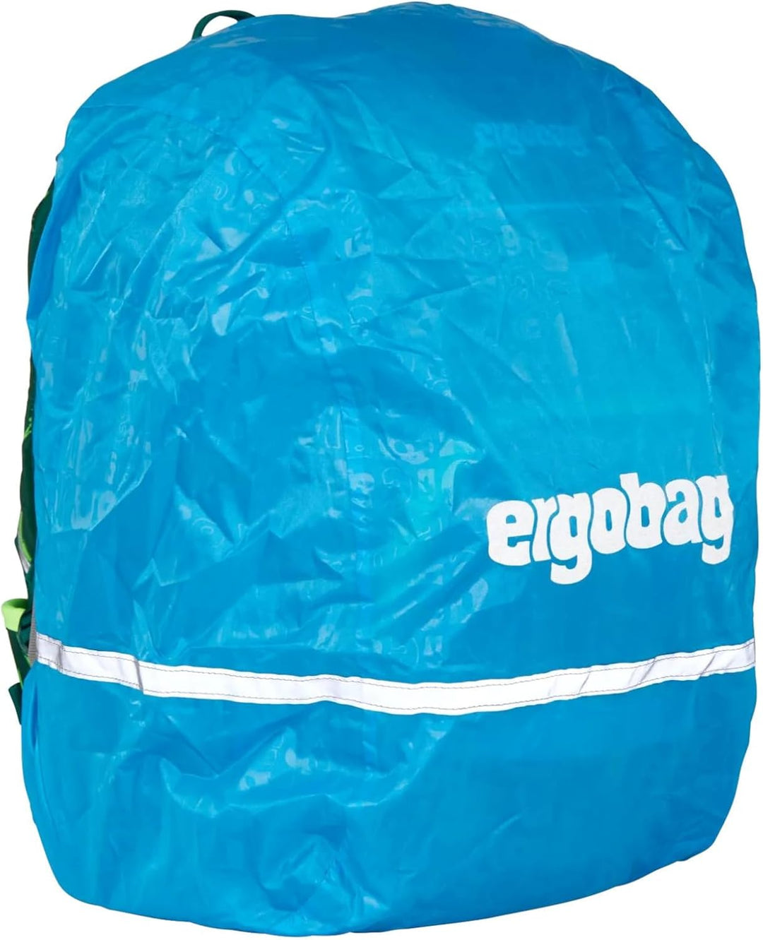 ergobag Regenschutz für Schulranzen und Rucksack, wasserdicht, mit Reflektoren und Gummizug Einheits