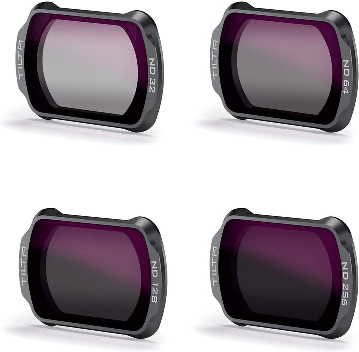 Tilta Pocket 3 ND32/64/128/256 Filter-Kit, 4er-Pack Magnetischer ND Filter Kompatibel mit DJI Osmo P