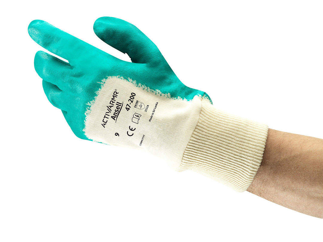 Ansell Unisex 47200 Handschuhe, Blau, 9 EU 9 (L), 9 (L)