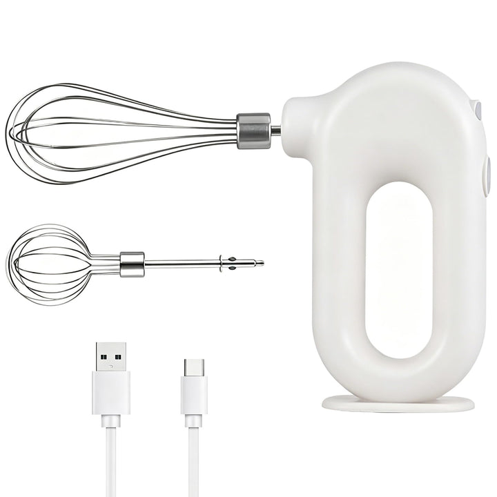 Kabelloser Handmixer Elektrischer Mini-Eierschläger 4-Gang-einstellbarer Mini-Handmixer Elektrischer