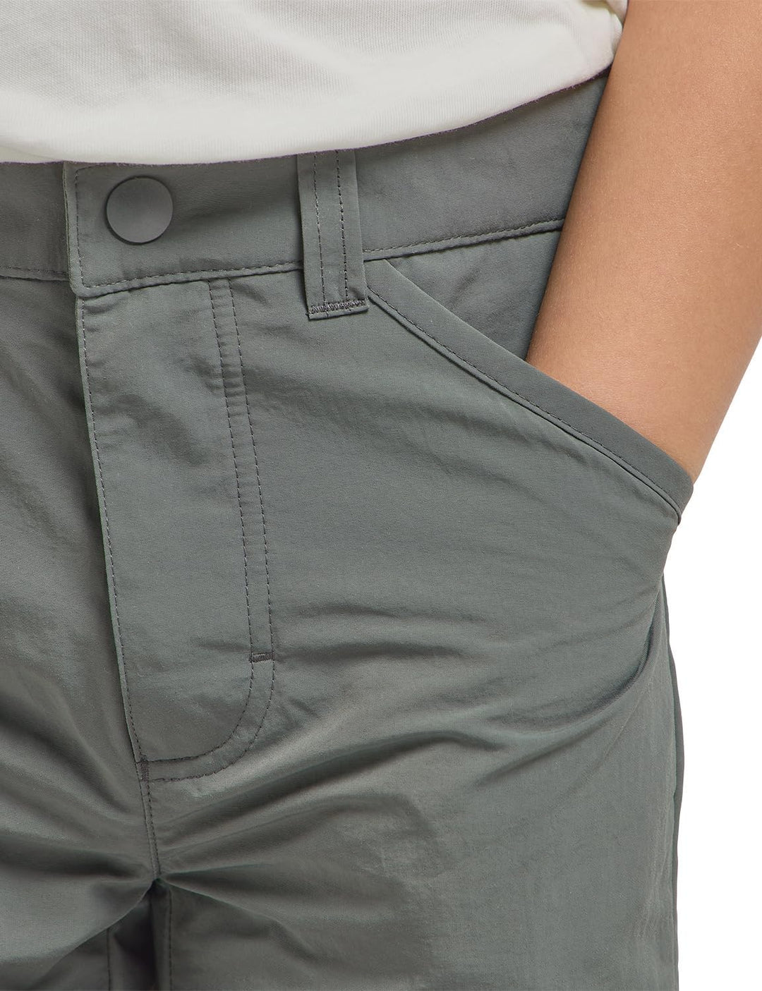 Jack Wolfskin Kinder SAFARI Hose mit abzippbaren Hosenbeinen 116 Slate Green, 116 Slate Green